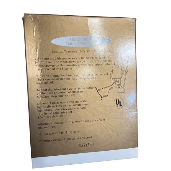 Astronaut Lunar Landing 25th Anniversary Lighted Figurine 1969-1994 - Picture 13 of 15